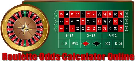 roulette table odds|roulette bet calculator.